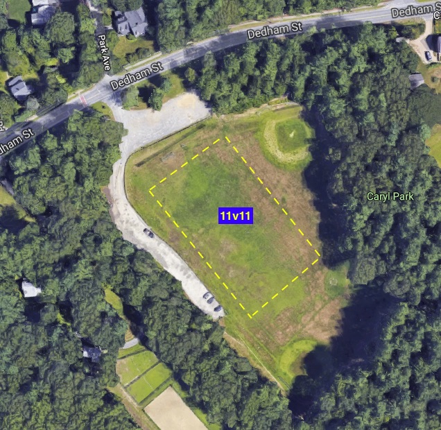 Aerial image of Caryl Field